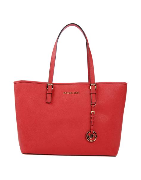 michael kors black and rainbow purse|Michael Kors red tote bag.